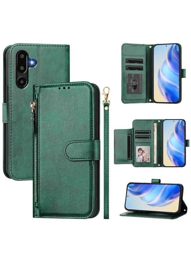 S-TOP Case For Samsung Galaxy M16 5G / F16 5G Multi-Card Slots Zipper Wallet Leather Phone Case - Image 1