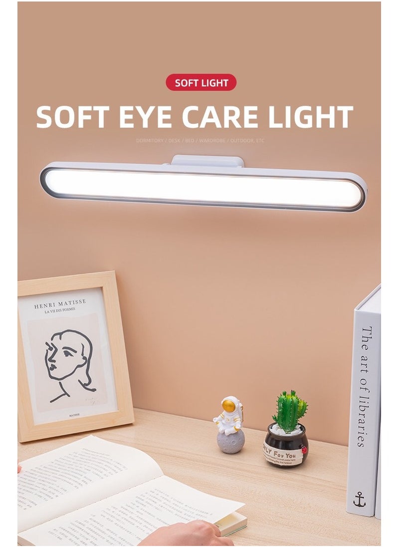 Generic Touch Mirror Light Under Cabinet Lights Rechargeable Battery LED Lights Dimmable LED Light Bar with 3 Color Modes USB Rechargeable Wall Shelf Closet Mirror Bedside Kitchen Lighting  - Image 2