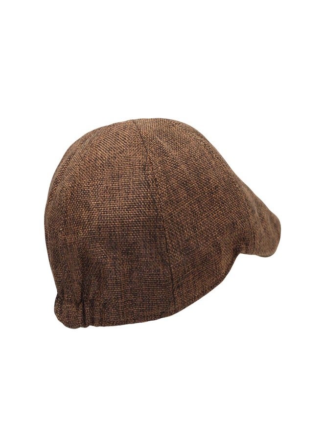 WITHMOONS Ivy Cap Summer Mesh Newsboy Irish Gatsby Golf Hats TZ30047 (Brown) - Image 3
