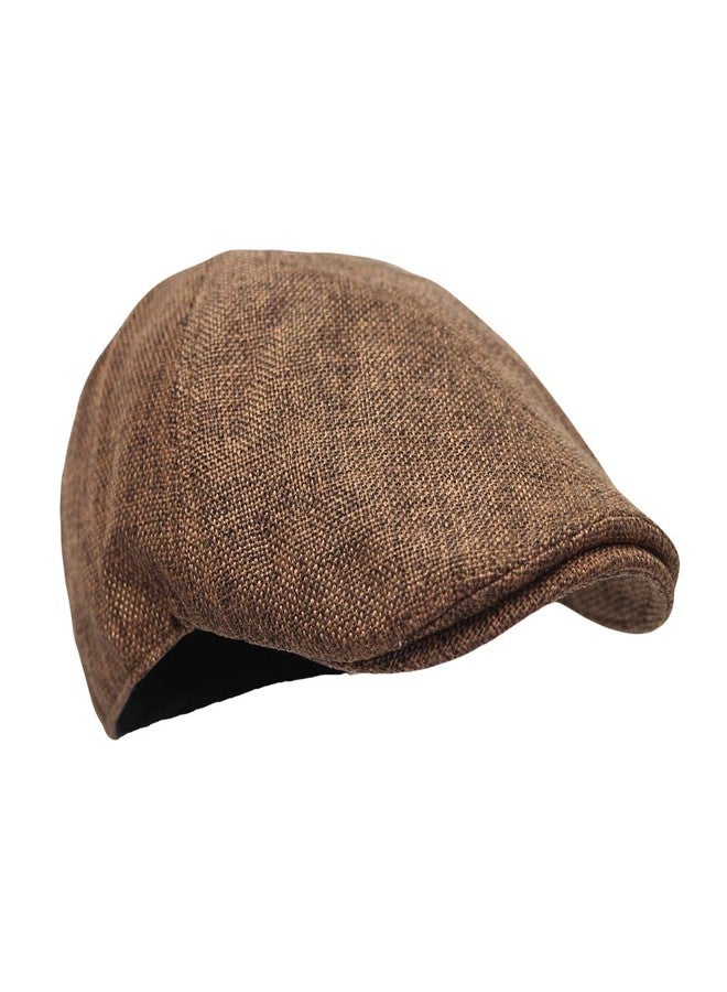 WITHMOONS Ivy Cap Summer Mesh Newsboy Irish Gatsby Golf Hats TZ30047 (Brown) - Image 1