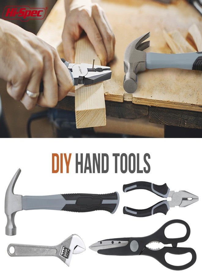 Hi-Spec 54pc General Household Tool Set - Home & Garage Hand Tool Kit with Toolbox Storage Case for DIY, Basic Repairs, Apartment, First-Time Homeowner & Everyday Home Maintenance - Image 4