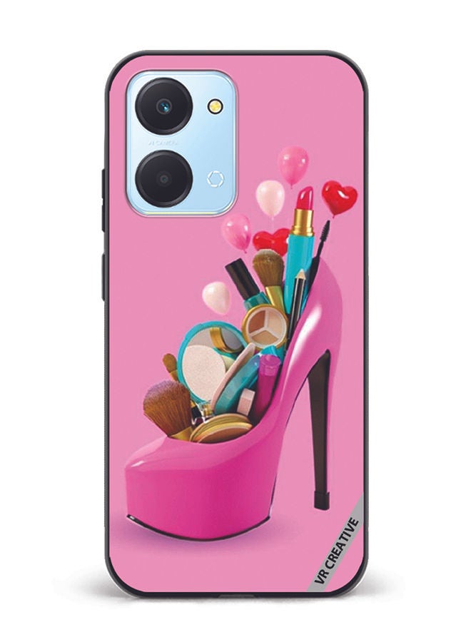 VR CREATIVE Protective Case Cover For Honor Play7T Barbie Shoe Design Multicolour - Image 1