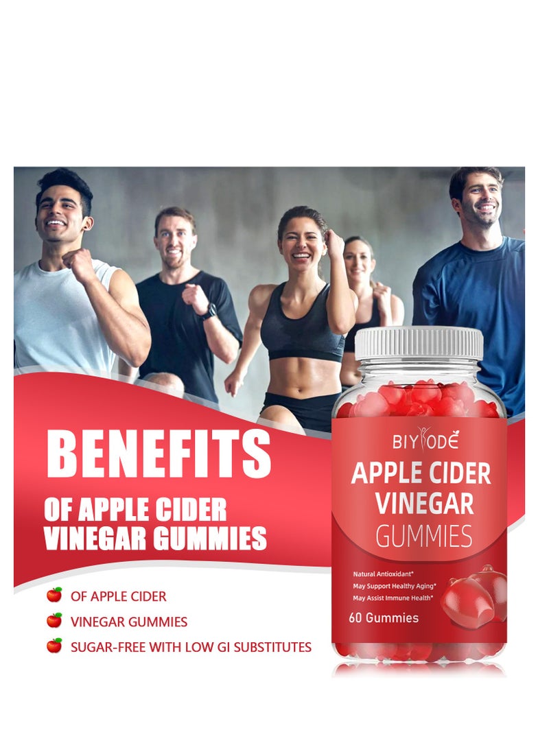 BIYODE - Organic Apple Cider Vinegar 60  Gummies - Image 1