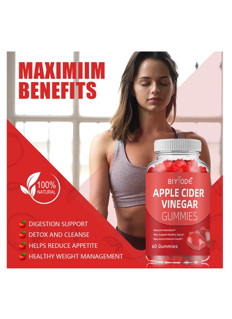 BIYODE - Organic Apple Cider Vinegar 60  Gummies - Image 1
