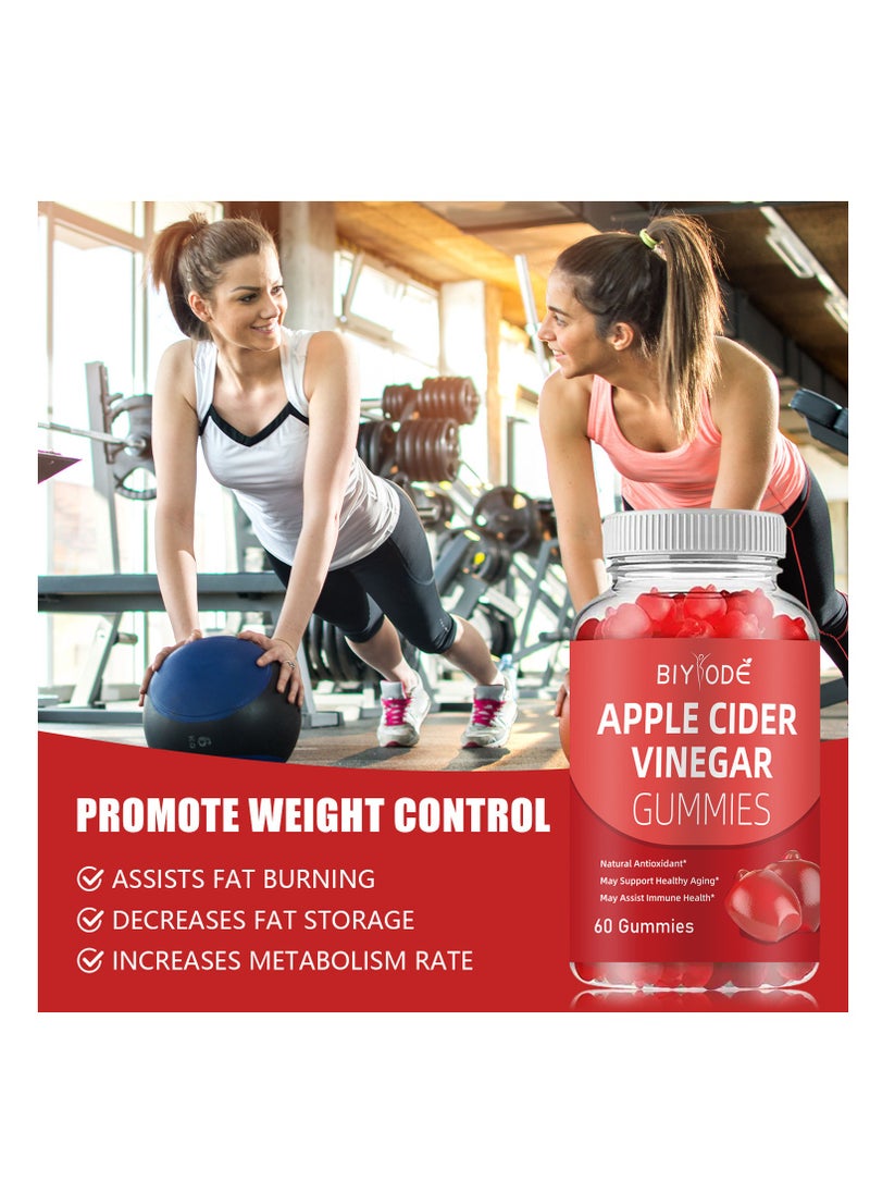 BIYODE - Organic Apple Cider Vinegar 60  Gummies - Image 1