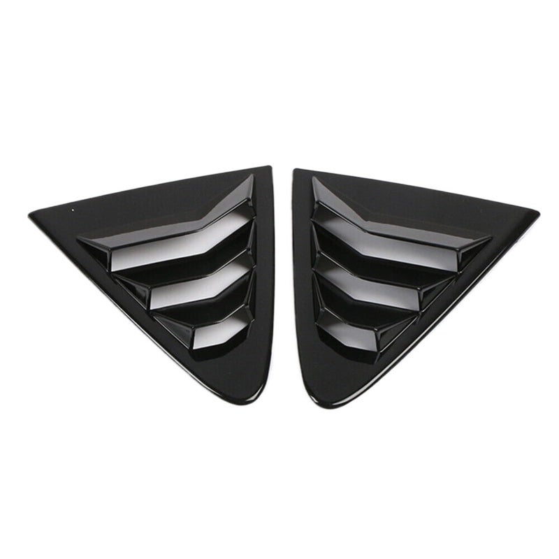 Black ABS Carbon Fiber Rear Window Louver For Toyota Corolla Sedan 2019 2023 - Image 2