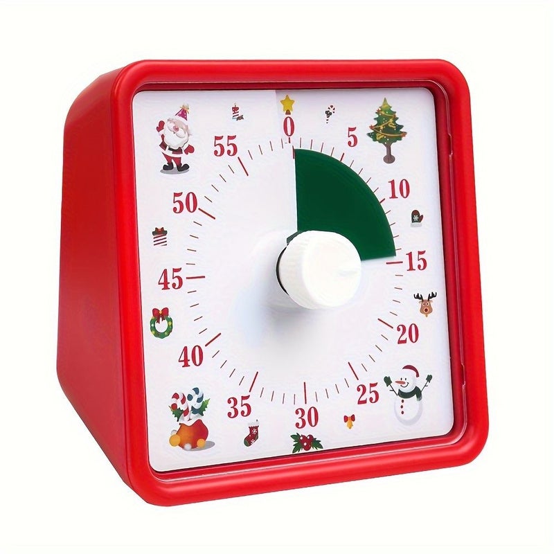Gray Silent Visual Kitchen Timer 60 Minute Countdown for Study Office Exams Cooking - Image 4