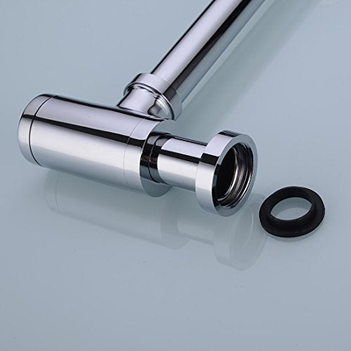 iOrange Chrome P-TRAP Brass Basin Sink Waste Trap Drain Kit - Image 3