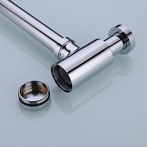 iOrange Chrome P-TRAP Brass Basin Sink Waste Trap Drain Kit - Image 4