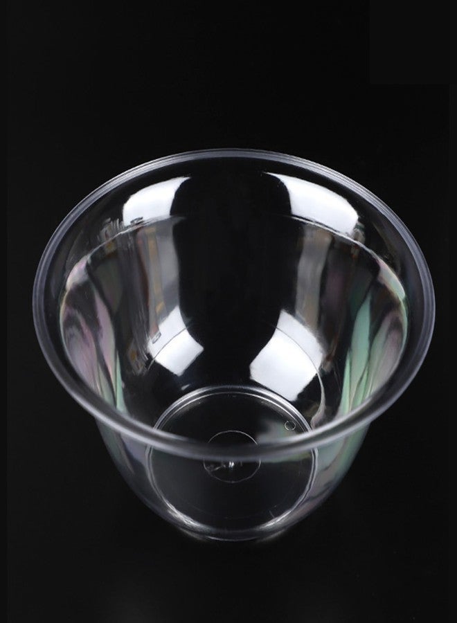 SADYFON 10.1 oz (300ml) Clear Hard Disposable Plastic Food Bowls, Ice Cream Dessert Bowls for Parties Serving, 50 Count - Image 3