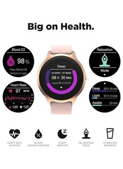 iTouch New Sport 4 Series Smartwatch Rosegold Case Blush Pink Silicone Strap  - Image 3