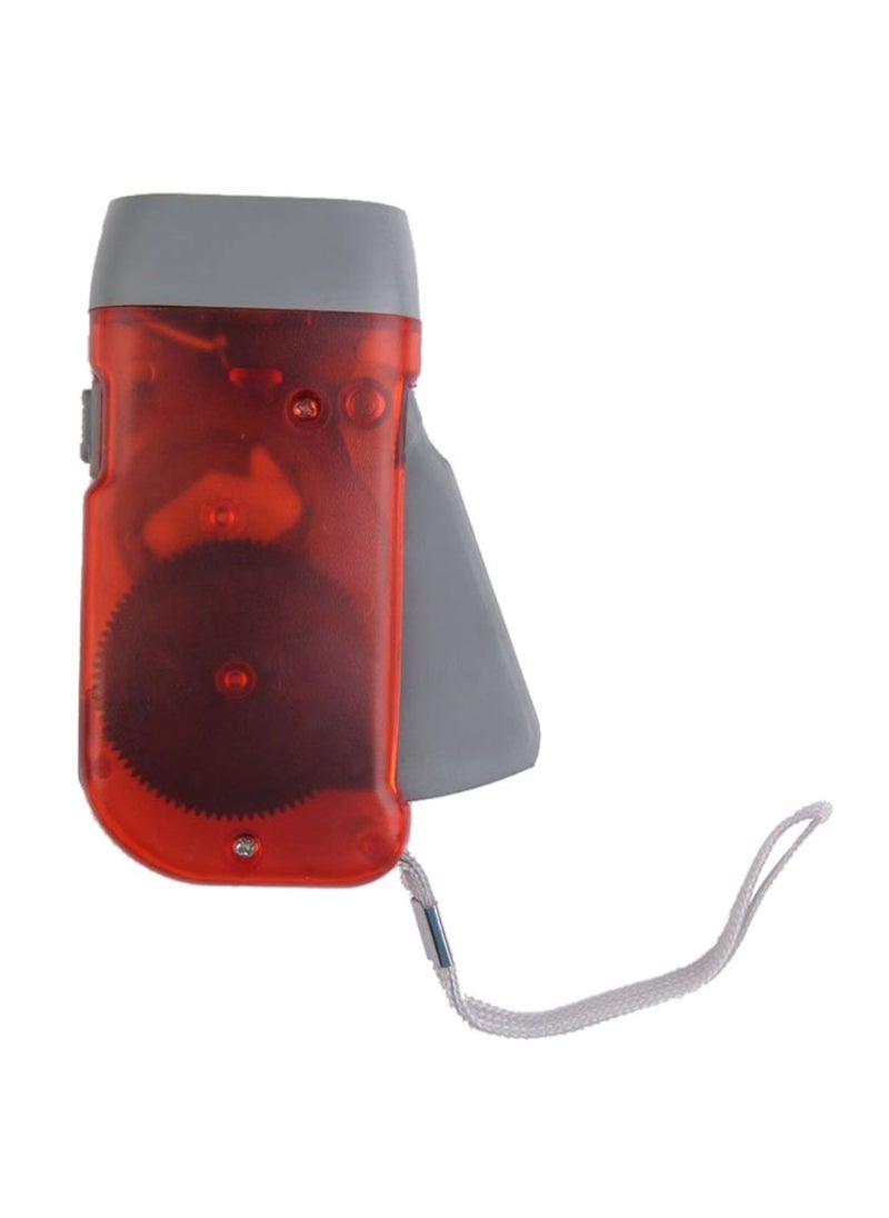 AROAQ - 3 Led Hand Pressing Dynamo Crank Power Wind Up Flashlight Torch Light Hand Press Crank Camping Lamp Light For Outdoor Home - Image 1