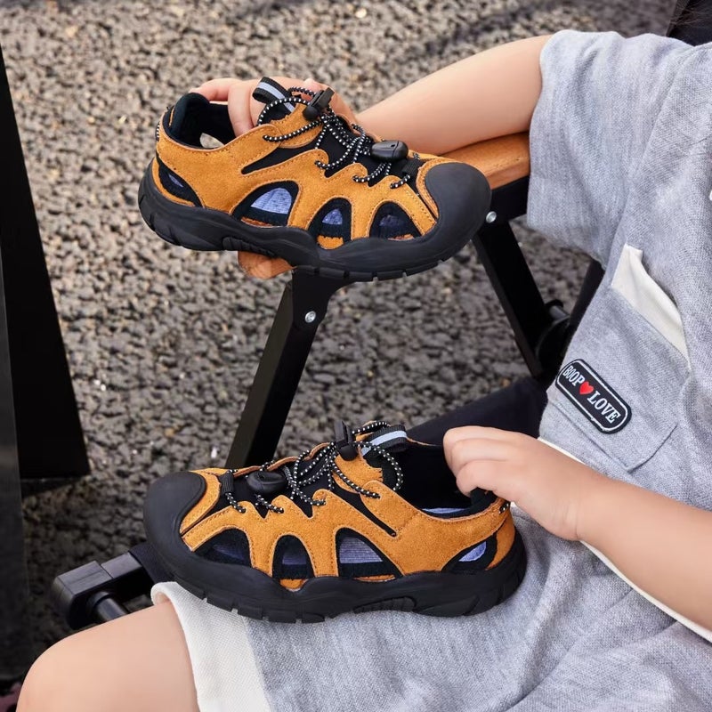 2025 Children'S Shoes Boys Baotou Anti-Kick Beach Shoes Fashionable All-Match Trendy Girls' Sports Sandals - Image 5