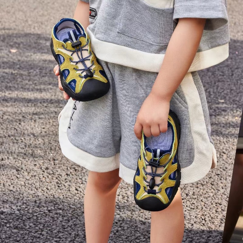 2025 Children'S Shoes Boys Baotou Anti-Kick Beach Shoes Fashionable All-Match Trendy Girls' Sports Sandals - Image 1