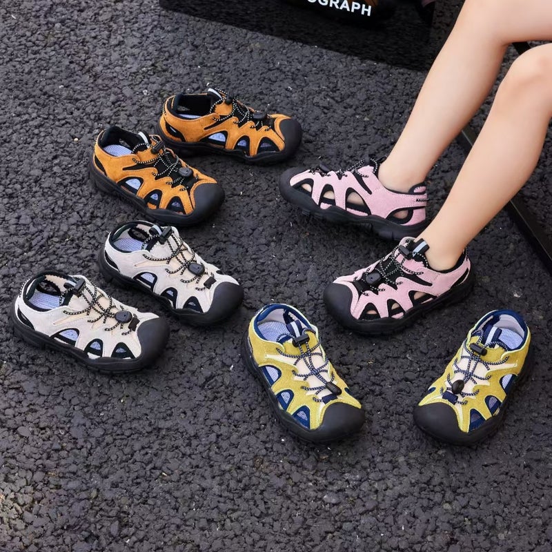 2025 Children'S Shoes Boys Baotou Anti-Kick Beach Shoes Fashionable All-Match Trendy Girls' Sports Sandals - Image 3