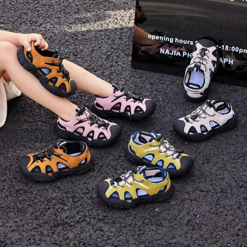 2025 Children'S Shoes Boys Baotou Anti-Kick Beach Shoes Fashionable All-Match Trendy Girls' Sports Sandals - Image 4