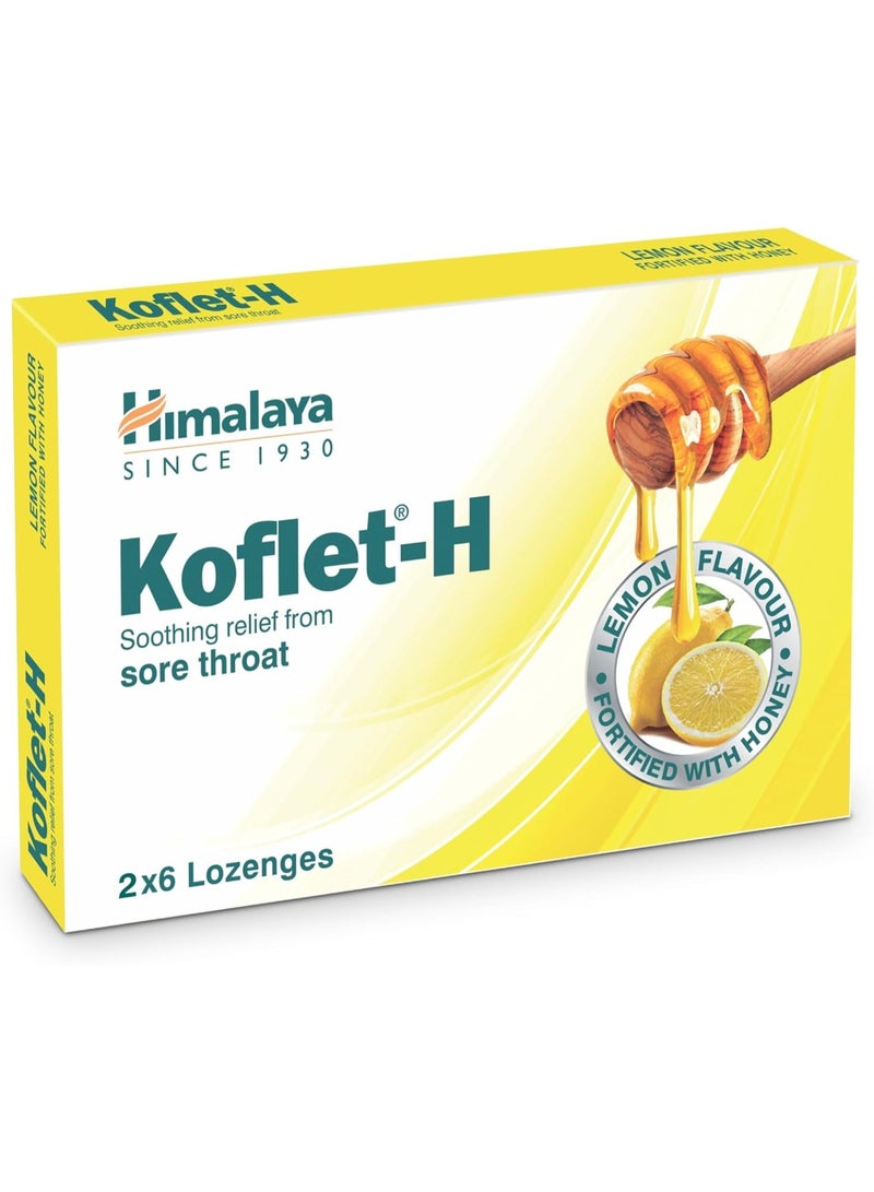 Himalaya Koflet H Lozenges Lemon 12's