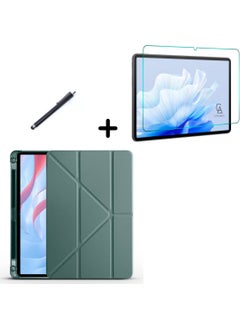 Coolacs Honor Pad X9 Compatible Tri Fold Tablet Case with Pen Holder Screen Protector Pen Set  - Image 1