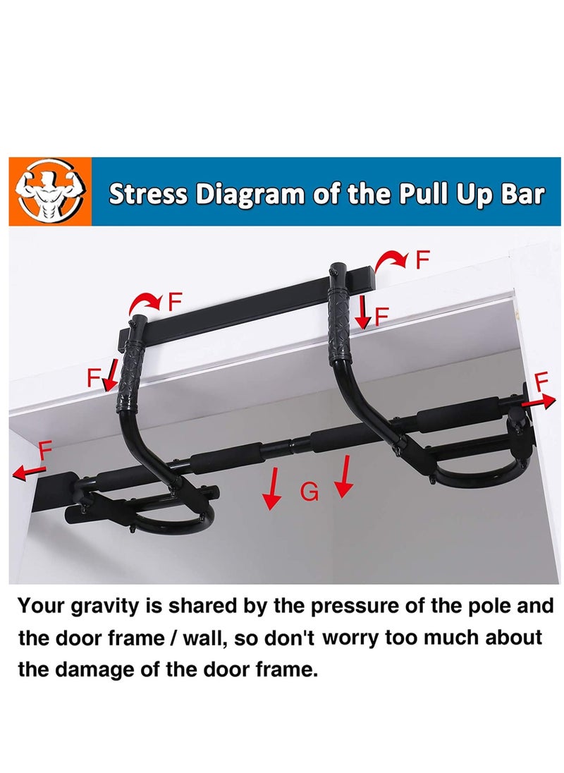 Generic - Wall Mounted Pull-Up Bar Multi-Function Portable Multi-Purpose Pull-Up Machine - Image 1