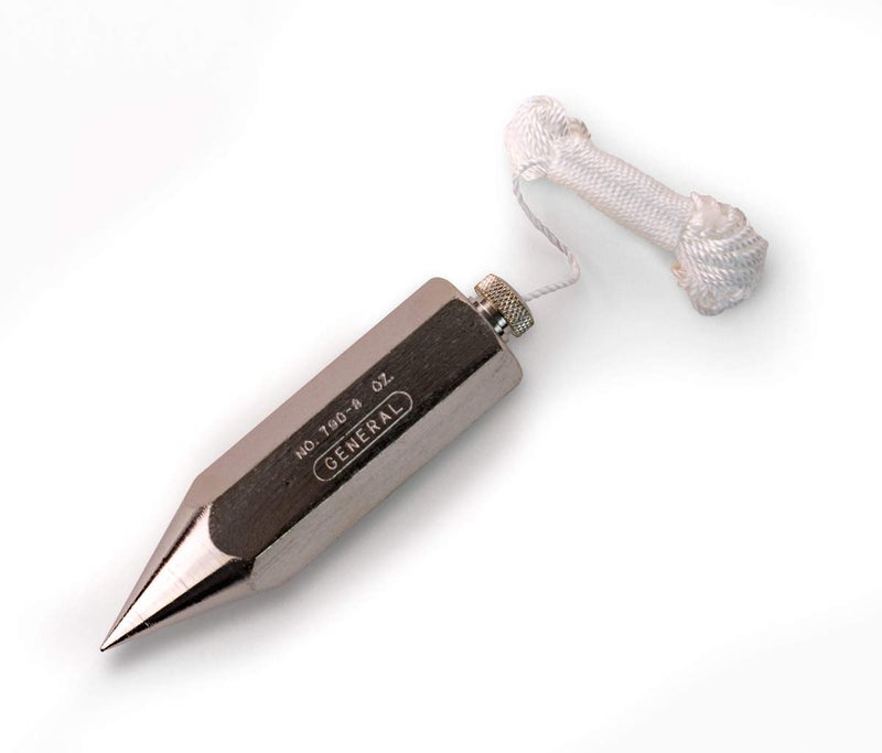 General Tools 790-8 Hexagon Steel Plumb Bob, 8 Ounce - Image 3