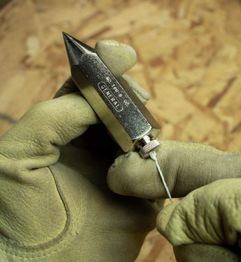 General Tools 790-8 Hexagon Steel Plumb Bob, 8 Ounce - Image 2