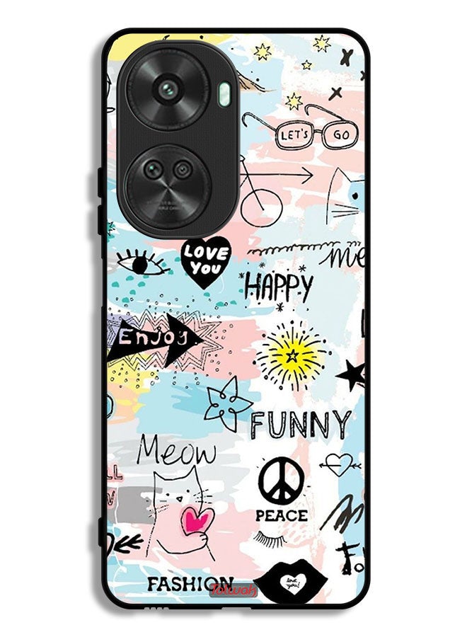 Tolwak Huawei nova 11 SE Protective Case Cover Love You Tags - Image 1