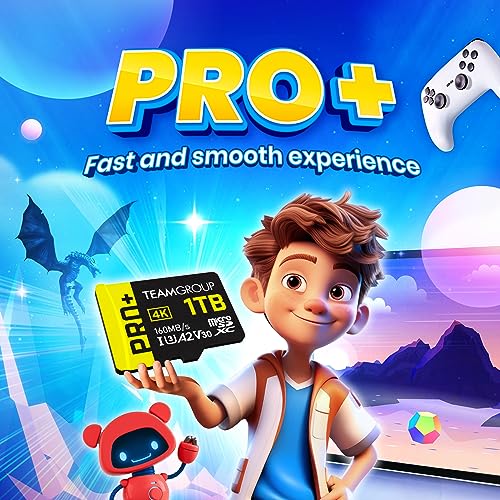 TEAMGROUP A2 Pro Plus Card 512GB Micro SDXC UHS-I U3 A2 V30, Read/Write up to 160/110 MB/s for Nintendo-Switch, Steam Deck, Tablets, Smartphones with Adapter TPPMSDX512GIA2V3003 - Image 2