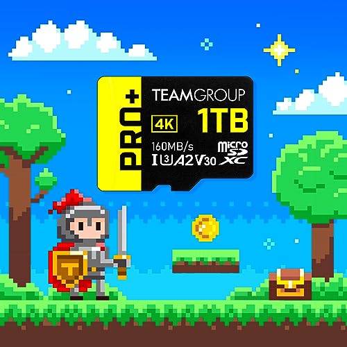TEAMGROUP A2 Pro Plus Card 512GB Micro SDXC UHS-I U3 A2 V30, Read/Write up to 160/110 MB/s for Nintendo-Switch, Steam Deck, Tablets, Smartphones with Adapter TPPMSDX512GIA2V3003 - Image 4