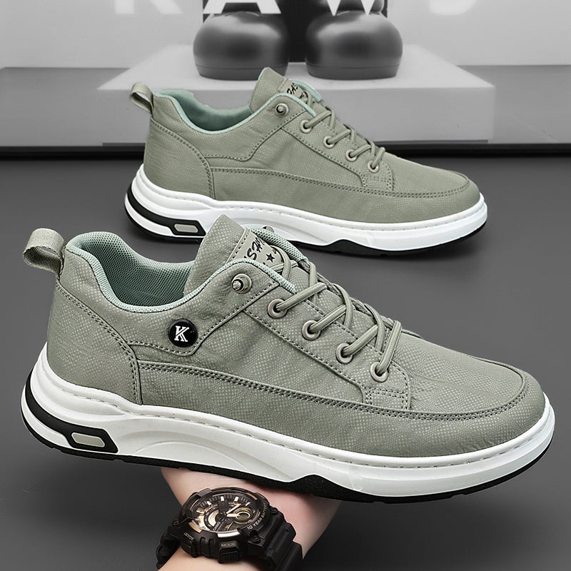 Men'S Shoes Summer Breathable Ice Silk Cloth Shoes Work Sneakers Slip-On Casual Cloth Shoes - Image 2