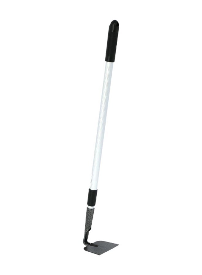 Generic Telescopic Handle Comfortable Grip Garden Hoes White and Black 78.2 x 12.6 x 10.8 cm T21-411T-020A 