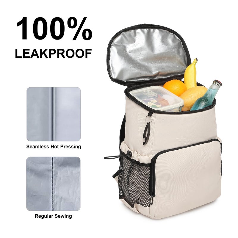 sorozien Backpack Cooler for Men and Women Insulated Waterproof Soft Lightweight Cooler Bag Leakproof 30 Cans Travel Camping Picnic Beach - Image 3