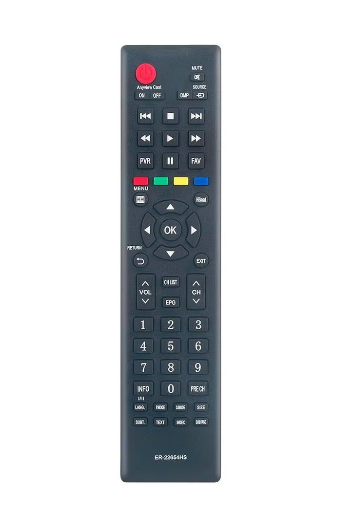 ELTRAZONE ER-22654HS Replacement Remote Control – Compatible with Hisense TVs LTDN40K220WCEU, LHD32K220WTEU, LTDN55K220WSEU, LTDN40K220WTEU, LHD32K220WCEU | Easy Setup, Durable Design - Image 2