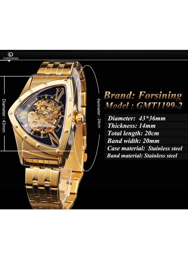 FORSINING FORSINING Men's Waterproof Mechanical Watch SLZe252  - Image 4