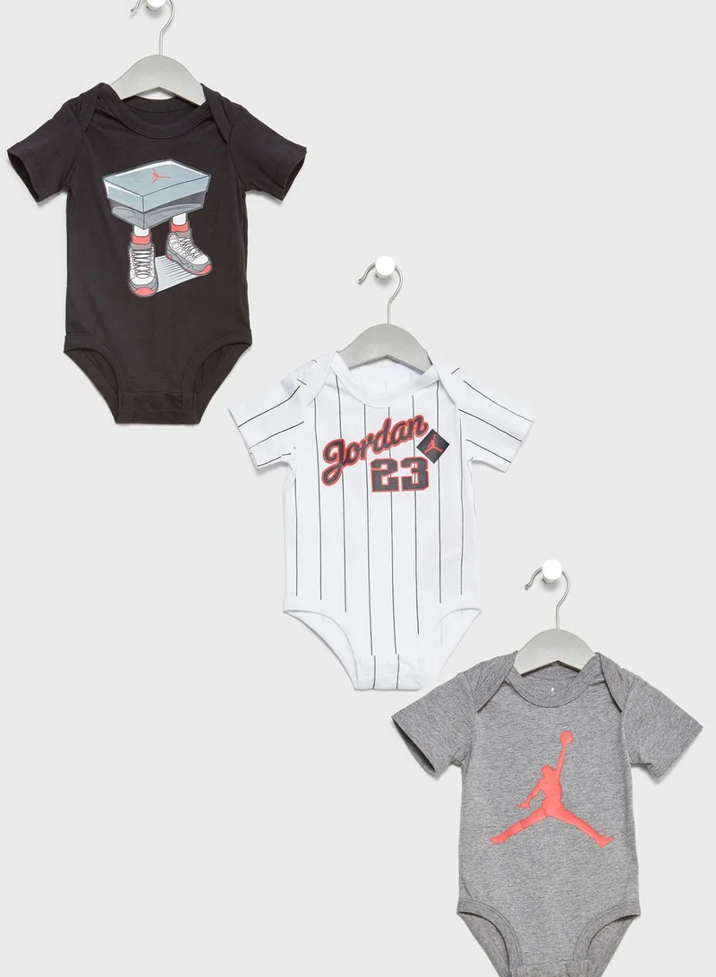 Nike Infant 3 Pack AJ9 Creepers