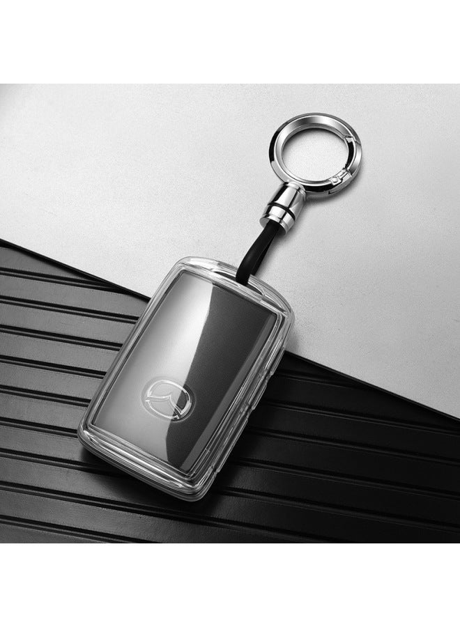 Applicable Mazda 3 Angkesela Key Cover Cx4 Car Cx5 Atez Cx30 Next Generation Cx8 Transparent - Image 2