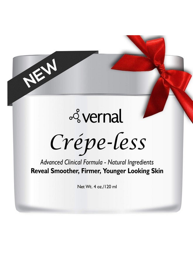 Vernal Ernal Organic Crepeless Skin Firming Cream Hydrating & Antiaging For Arms Neck & Hands 4 Oz Made In Usa - Image 2