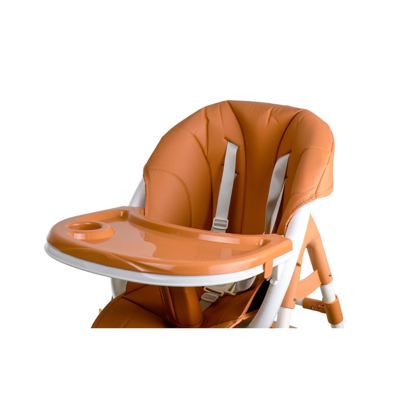 Feeding Dining Leather Brown Chair 2 Levels - E-300 - Image 3