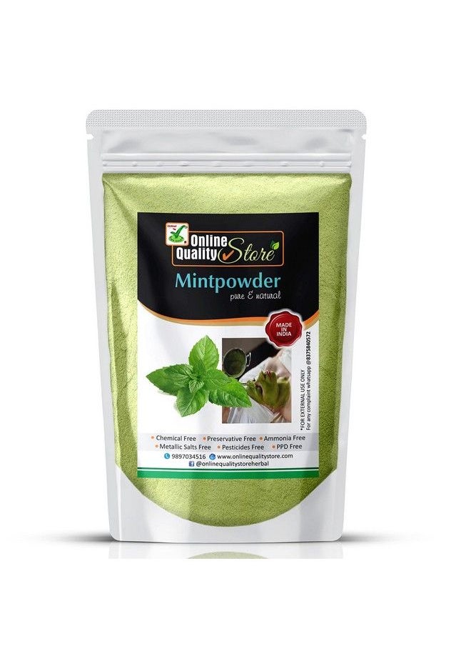 Online Quality Store Mint Powder For Face (Mint Powder For Skin Pudina Powder For Face Peppermint Powder) 100% Pure Offer For Today Only (200 Grams)  - Image 1