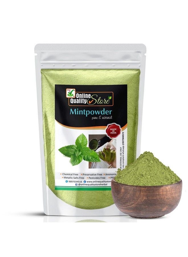 Online Quality Store Mint Powder For Face (Mint Powder For Skin Pudina Powder For Face Peppermint Powder) 100% Pure Offer For Today Only (200 Grams)  - Image 3