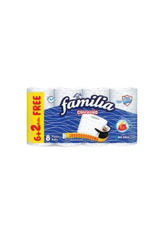 Antibacterial Compressed Toilet Roll - 8 Rolls