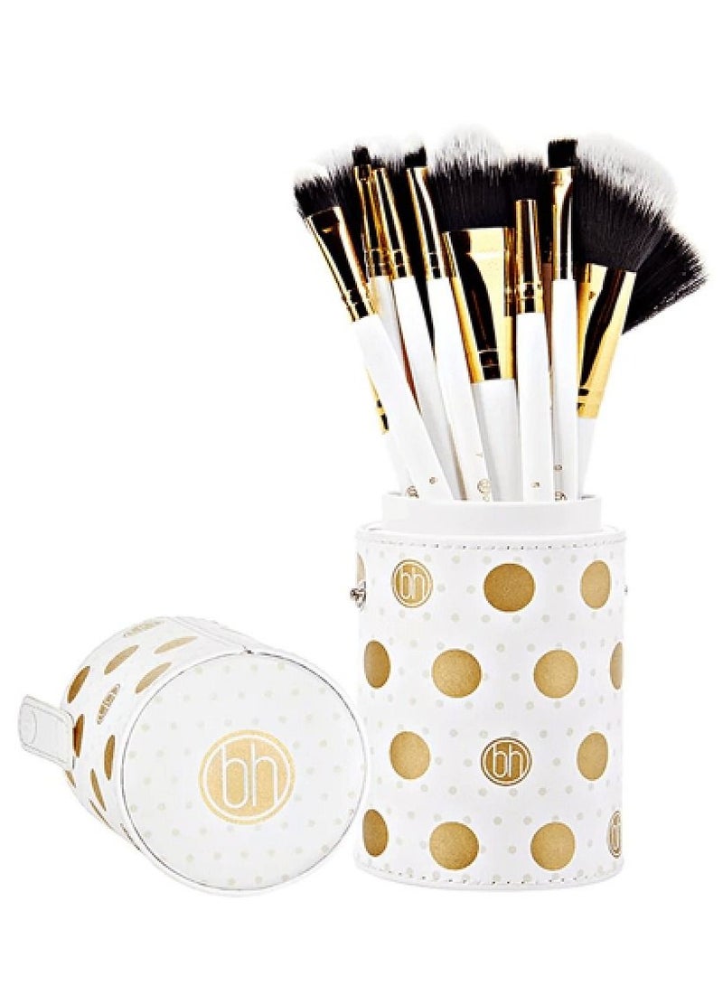 بي إتش كوزماتيكس مجموعة فرش مكياج من بي اتش - 12 فرشاة