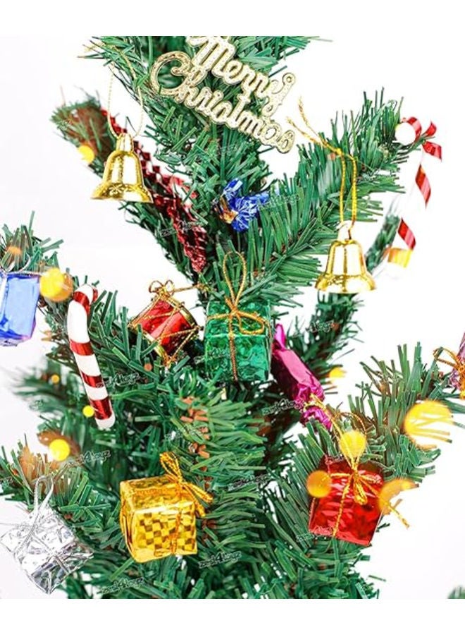 Plastic 30 pieces - Christmas Tree Decorations Items With Bells - Image 3