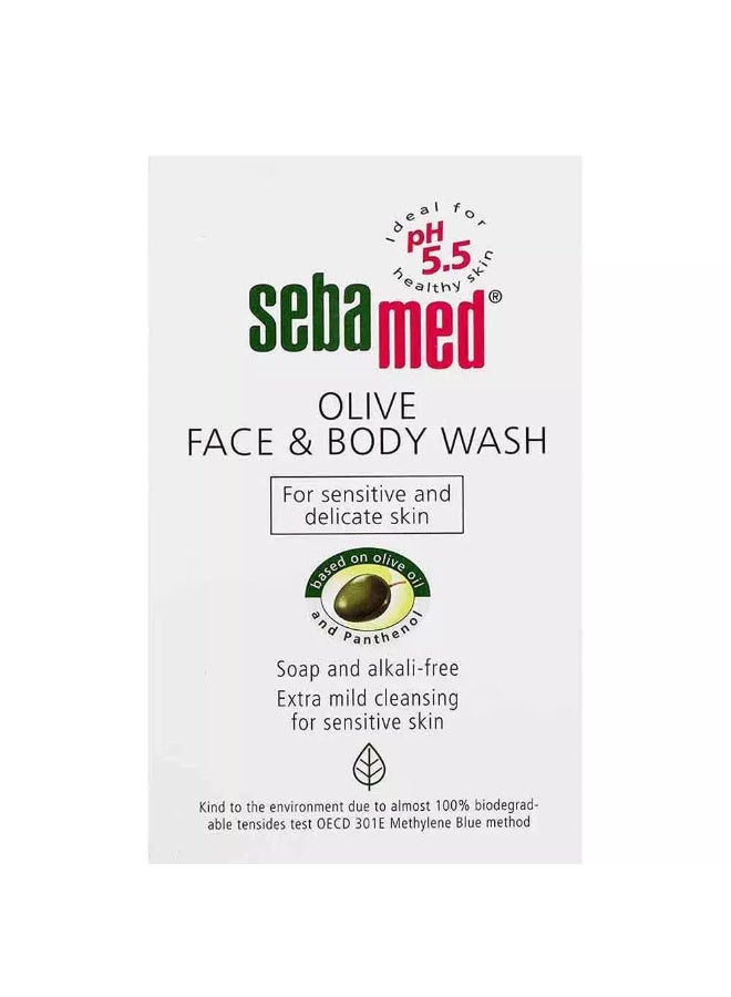 Sebamed Sebamed Olive Face and Body Wash, 200 ml  - Image 3