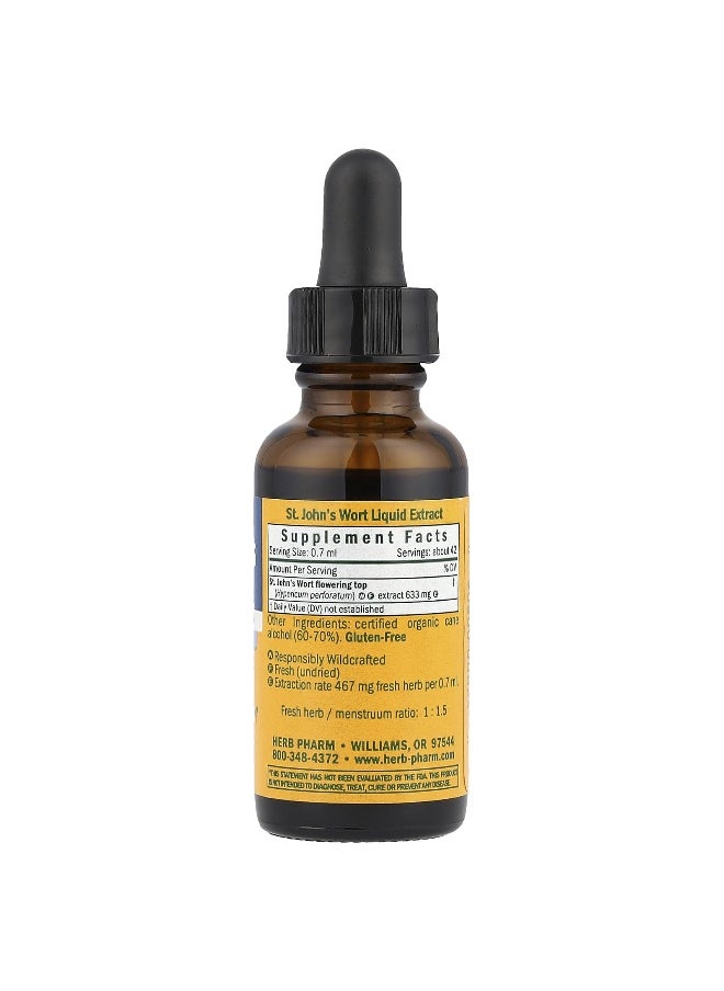 HERB PHARM - Herb Pharm, St. John's Wort, 633 mg, 1 fl oz (30 ml) - Image 1