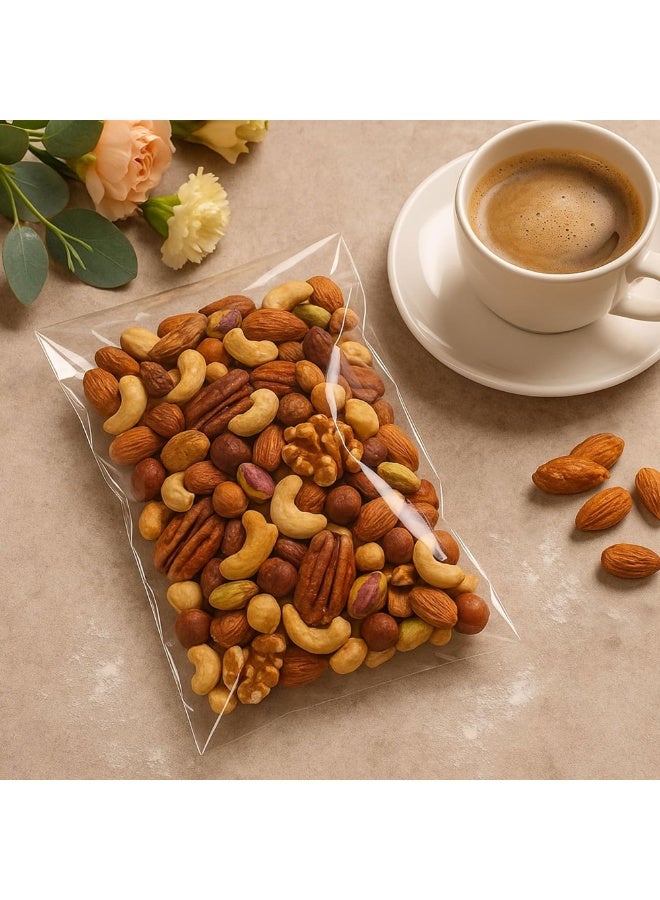 Duravel 50Pcs 8 x 12 inches Clear Resealable Poly Mailers Bag,Self Adhesive Sealing OPP Cello Bags for Bakery Cookies Candy Treats Decorative Wrappers (Pack Of 50) - Image 5