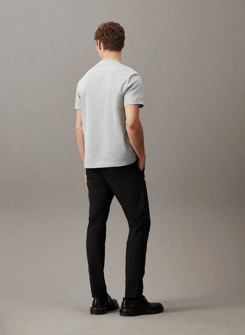 CALVIN KLEIN Two Tone Oxford T-shirt