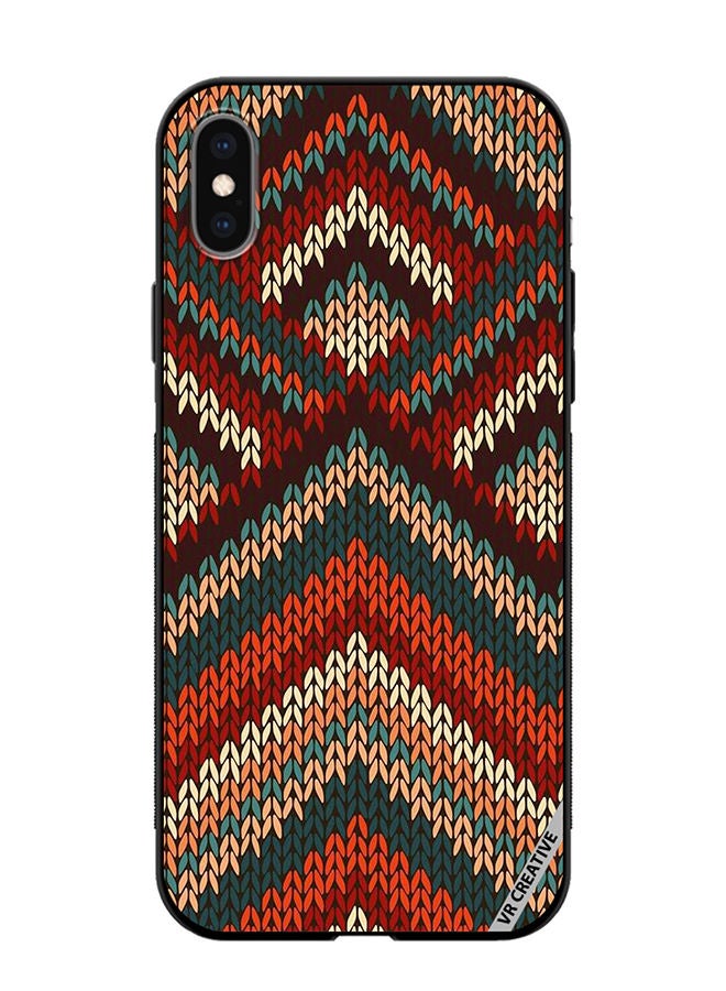 VR CREATIVE Protective Case Cover For Apple iPhone X/XS Layer Design Multicolour - Image 1