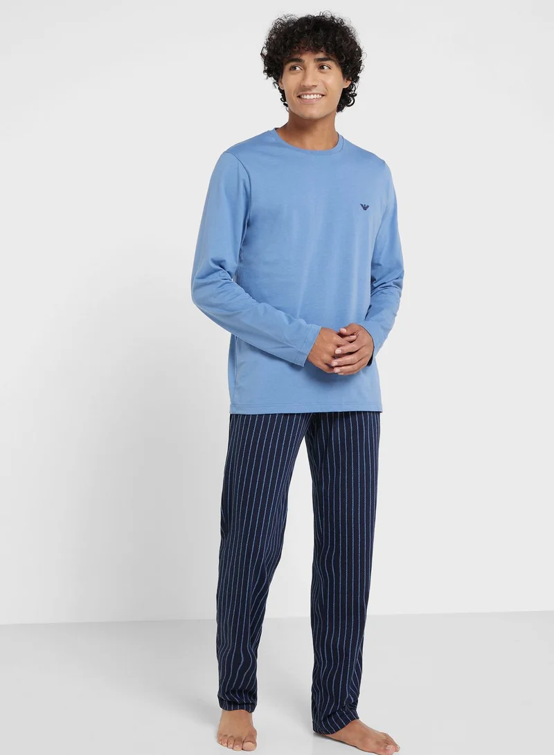 EMPORIO ARMANI Logo Pyjama Set