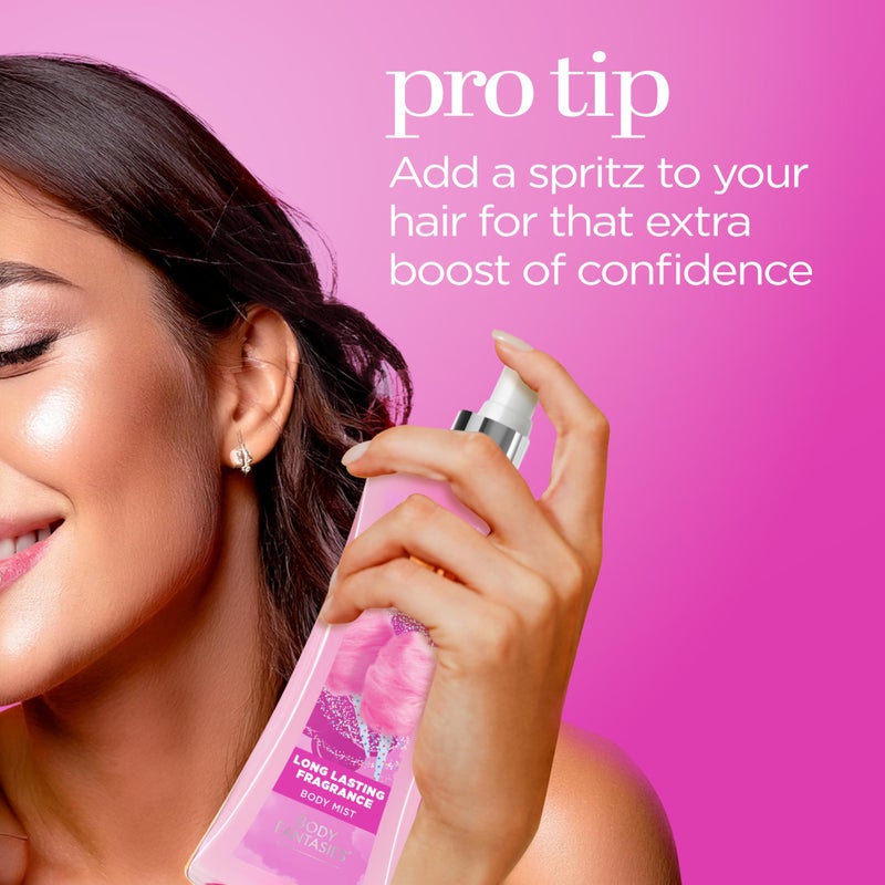 BODY FANTASIES بخاخ عطر بدي فانتازيز سيغنيتشر، حلوى القطن، 8 أونصة سائلة - Image 5