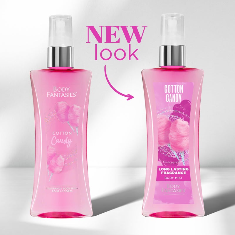 BODY FANTASIES بخاخ عطر بدي فانتازيز سيغنيتشر، حلوى القطن، 8 أونصة سائلة - Image 2